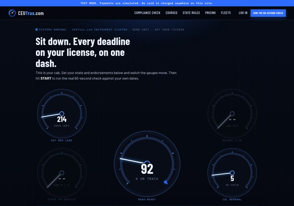 CEUTrux website