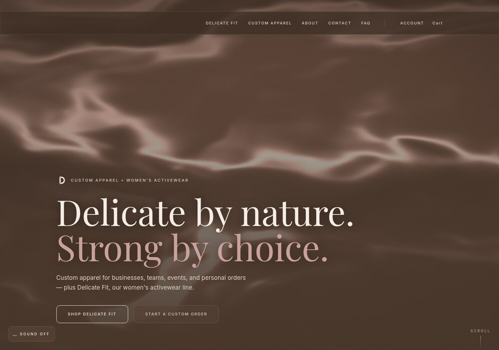 Delicate Prints website